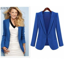 Chaquetas formales Blazer 2016 para mujer Cardigan Autumn Coat